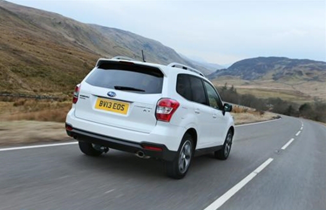 Subaru Forester D XC road test review Liam Bird Keith Jones Petroleum Vitae blog writer - photo - rear