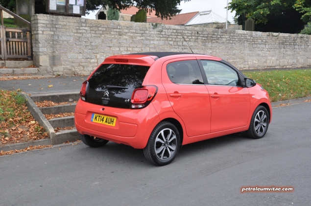 SMMT North 2014 first impressions drive road test review - Citroen C1 PureTech 82 Flair - photo -rear 34