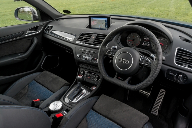 Audi RS Q3 performance road test review photo - interior dashboard