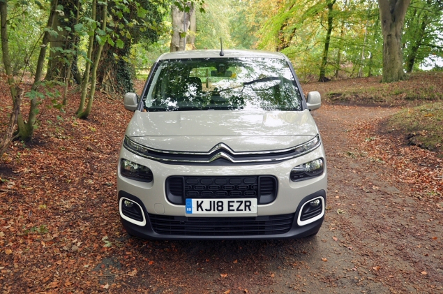 New Citroen Berlingo Multispace 1.5 HDi 100 M Feel diesel MPV road test review Oliver Hammond front grille lights