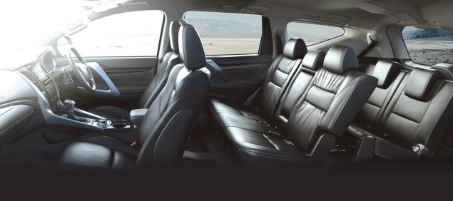 Mitsubishi Shogun Sport road test review Oliver Hammond - photo interior 7 seats boot space